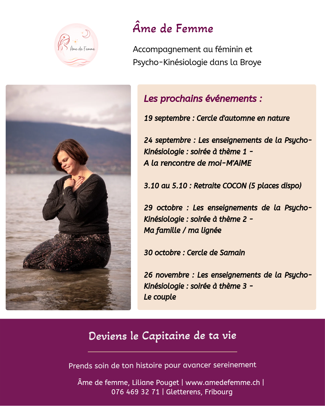 Programme automne événements